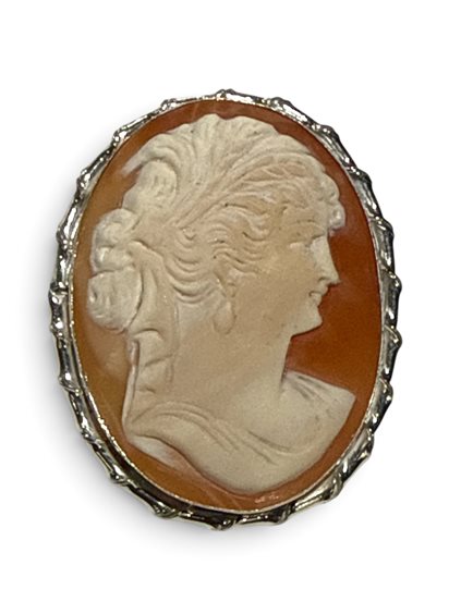 Spilla Mandile 1922 Donna Cammei  in Argento Conchiglia 2MSPCM35.2.26 - 2MSPCM35.2.26